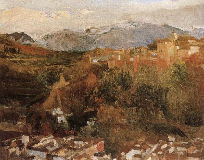 Joaquin Sorolla Mountains Spain oil painting art